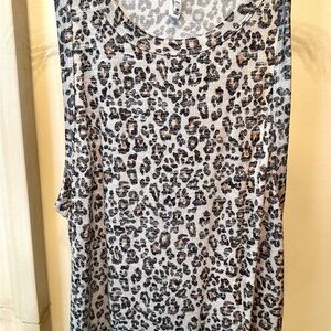 Z Supply Black and White Boxy Muscle Tee